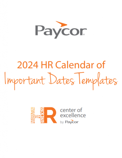 2024 HR Calendar of Important Dates