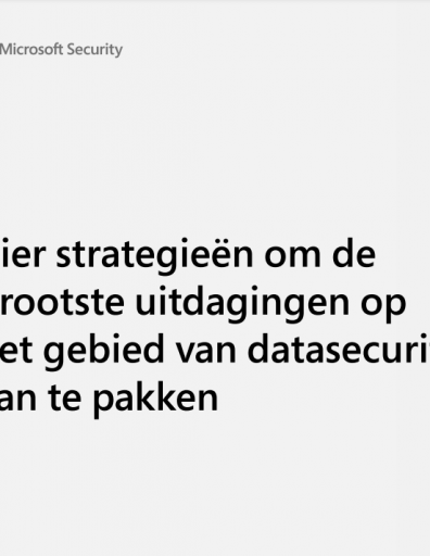 Vier strategieën om de grootste uitdagingen op het gebied van databescherming aan te pakken